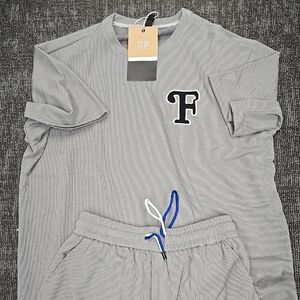 Gray Kids Pajamas Set